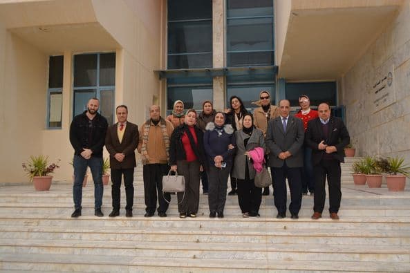 زيارة وفدا أعضاء جمعية التنمية الإقتصادية و ريادة الأعمال
